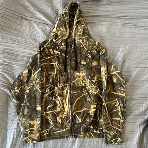 Mens Realtree Advantage Max 4D Full Zip Hoodie